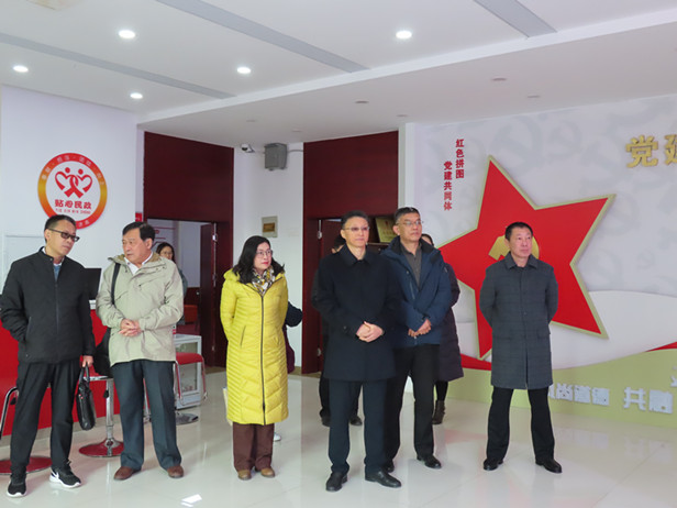区人大常委会主任孟宪伟带队调研道德街街道新世界阳光花园社区“代表来了”和社区治理工作