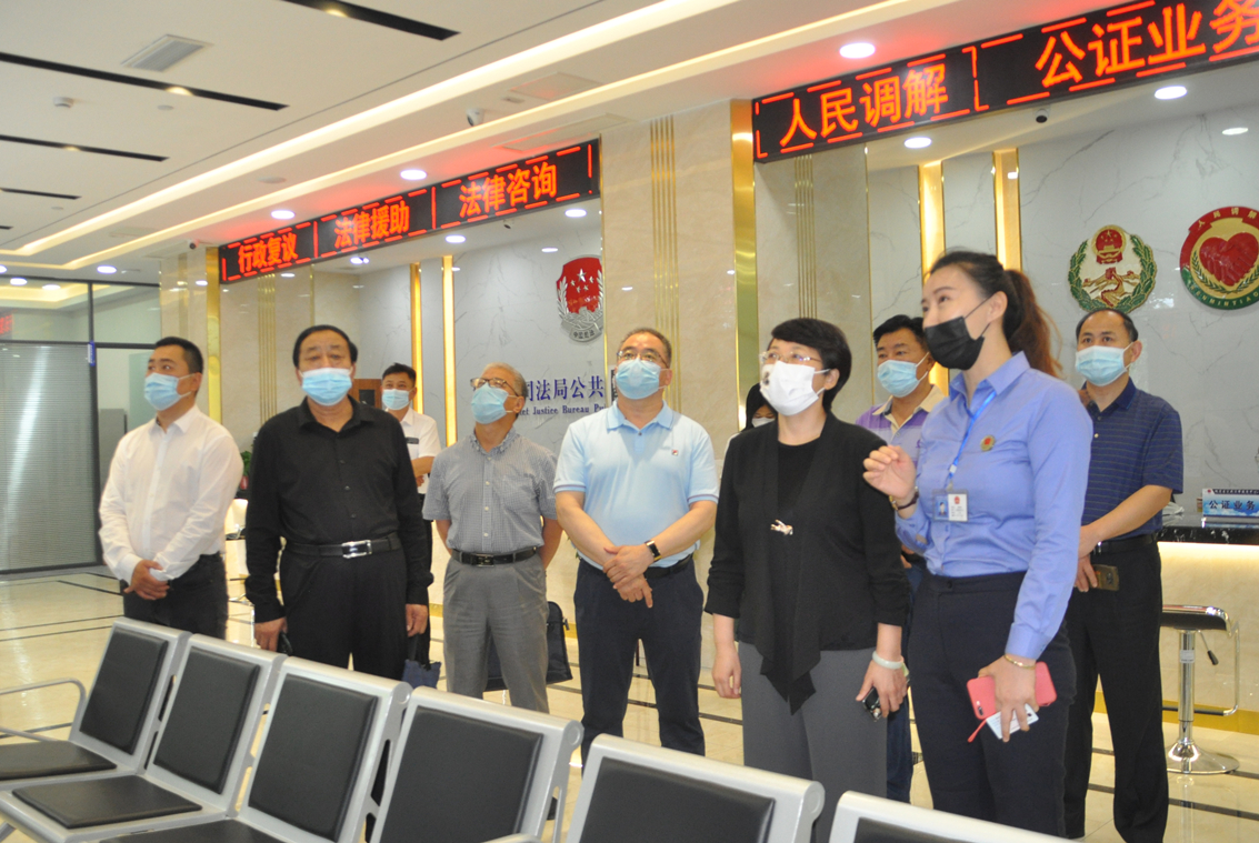 【民呼我应,代表有约】区人大监察和司法委员会调研全区司法行政及区司法局政法队伍教育整顿成果工作